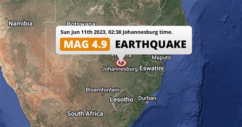 earthquake south africa today news