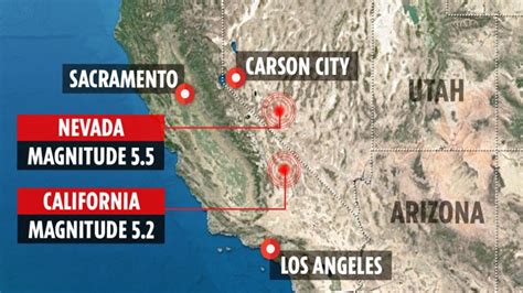 earthquakes in california and nevada today