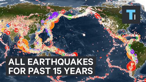 earthquakes in last 5 years