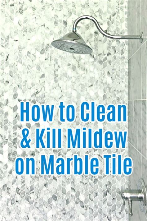 How to Clean Marble Shower Tile, Kill Mildew, & Seal Abbotts At Home