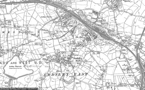 east ardsley west yorkshire map