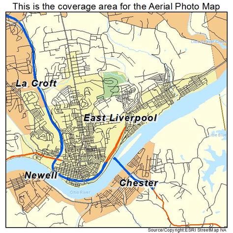 east liverpool oh map