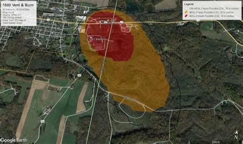 east palestine ohio pollution map