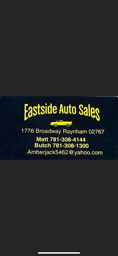 east side auto sales raynham ma