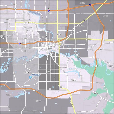 East Side Des Moines Zip Code