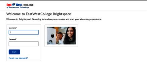 east west college brightspace log in