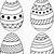 easter egg cut out printable
