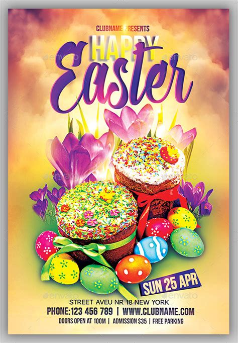 FREE 4+ Easter Flyer Designs in PSD AI