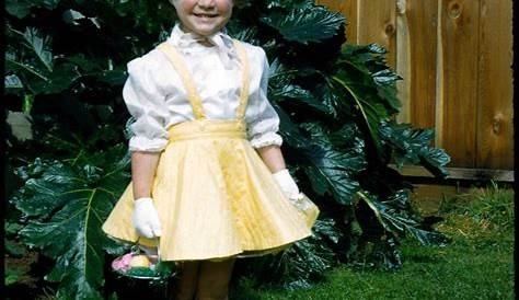 Easter Vintage Dress Girl