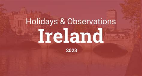 easter bank holiday 2023 ireland