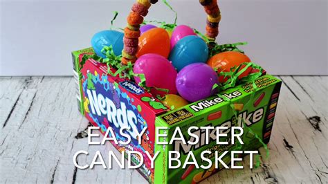 Easter Basket Made Of Candy Boxes