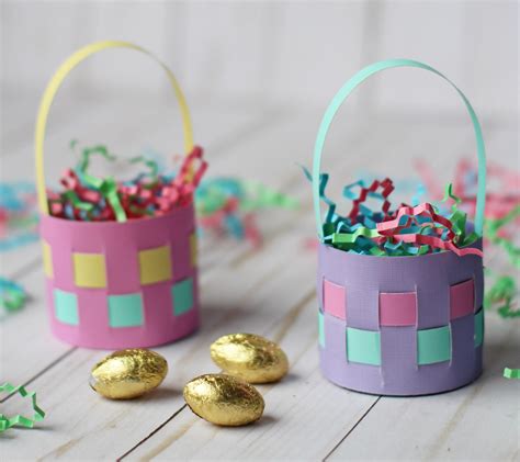 Easter Basket Made With Paper