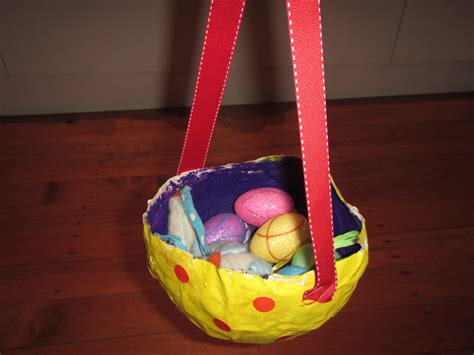 Easter Basket Paper Mache