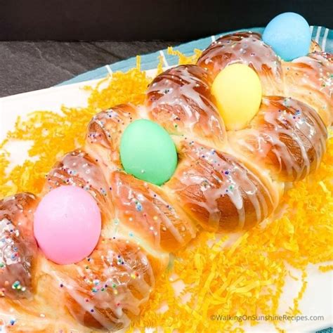 Bread Machine Easter Bread Recipe Walking On Sunshine Recipes