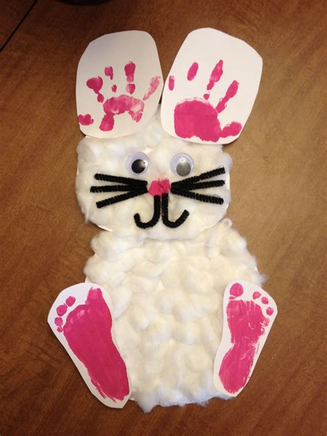 easter bunny art and craft ideas for infants