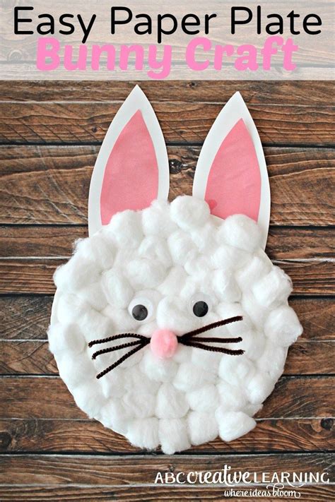 easter bunny craft for preschoolers