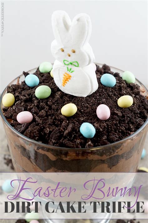 easter bunny dirt cake trifle recipe