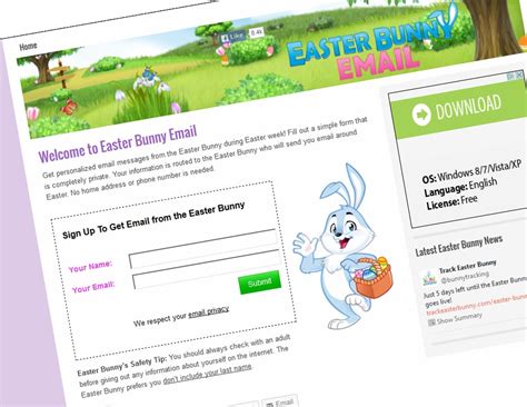 easter bunny email address