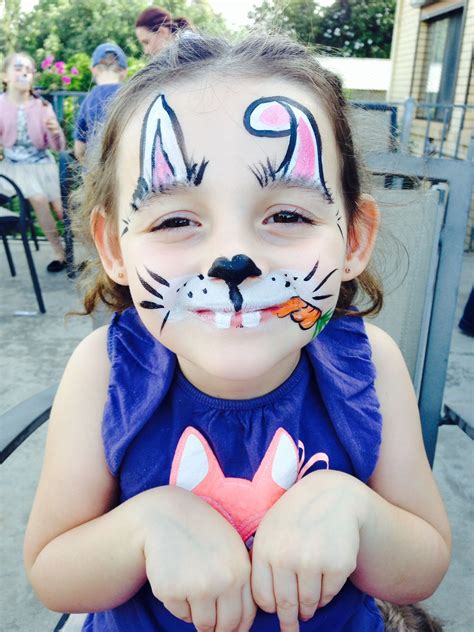 easter bunny face painting