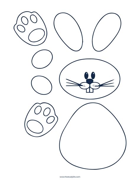 Easter Bunny Printable Envelope Template