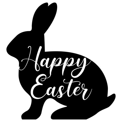easter bunny svg free file