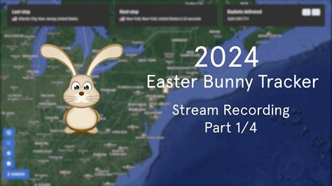 easter bunny tracker live stream