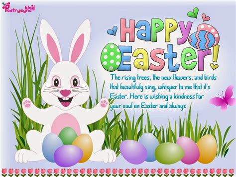 easter card messages for kids