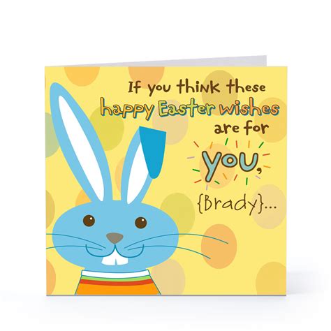 easter card sayings for kids