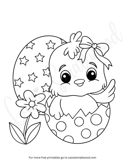 Easter Chick Coloring Page