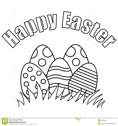easter clipart free black and white
