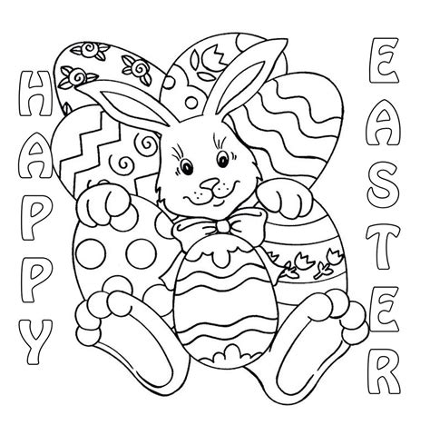 easter coloring pages pdf free