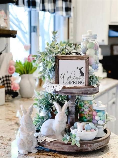 Easter Decor For Tiered Tray: Adding Fun And Colorful Touches To Your Easter Celebration