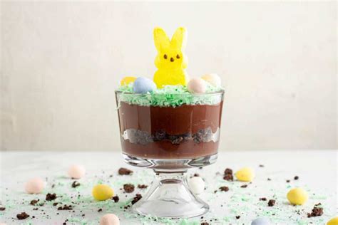 easter desserts chocolate pudding