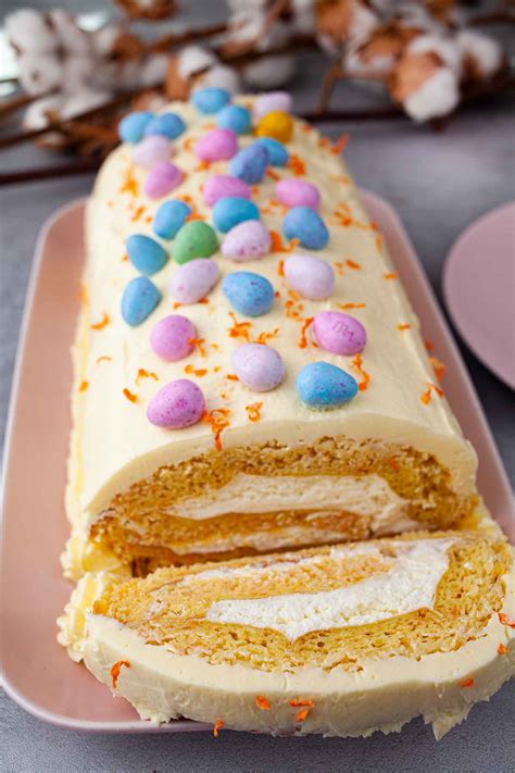 easter desserts swiss roll