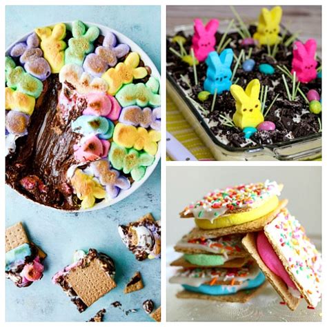 easter desserts using peeps