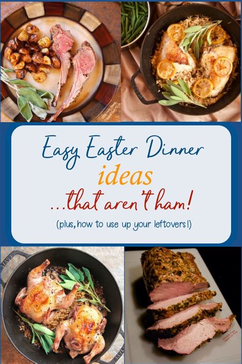 easter dinner ideas that are not ham