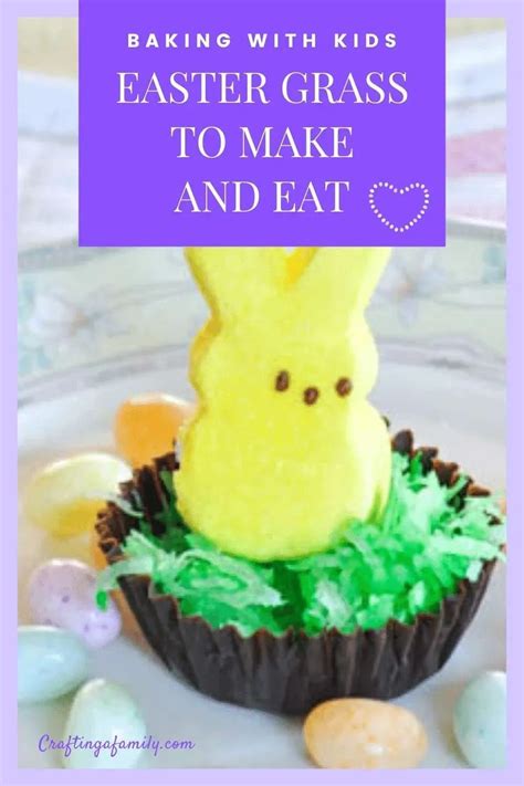 easter edible grass desserts