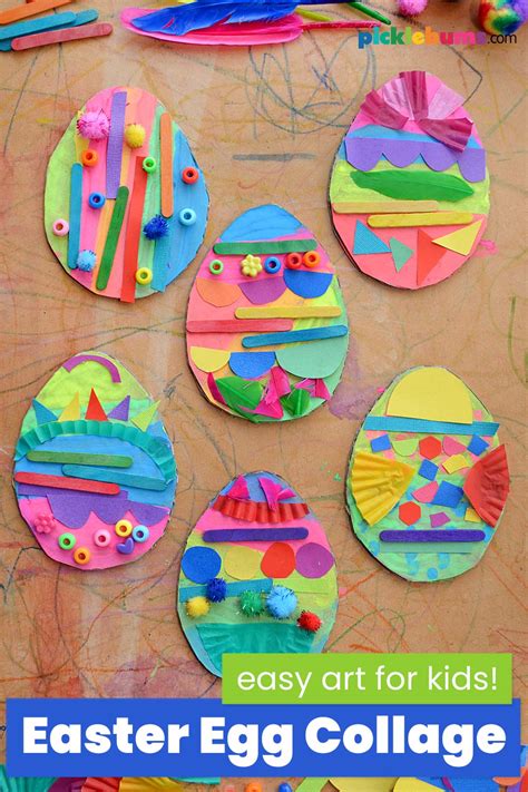 Easter Egg Collage Template Free Printable