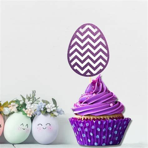 Easter Egg Cupcake Toppers