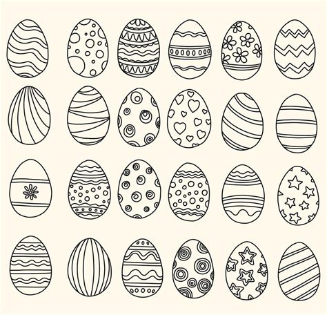 easter egg drawing ideas