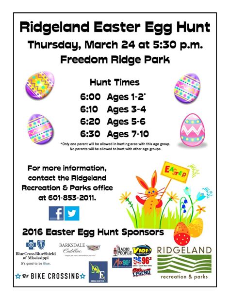 easter egg hunt ages