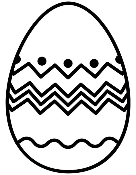easter egg template free printable large