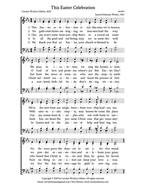 easter hymn hymn tune