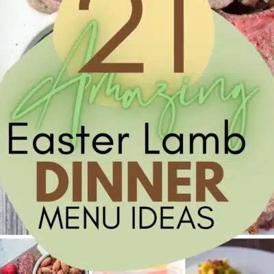 easter lamb dinner menu ideas