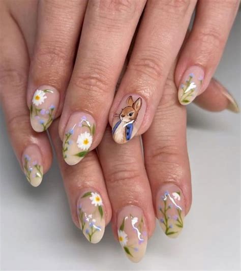 Easter Nails Rabbit