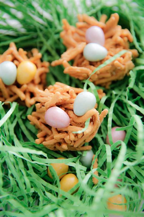 easter nest desserts