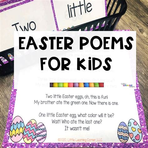 easter poems for children to recite