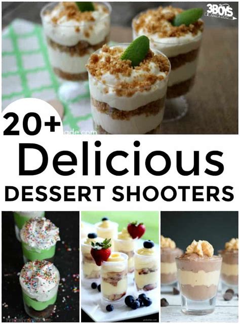 easter shooter desserts
