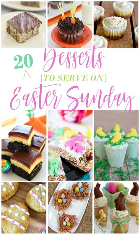 easter sunday desserts