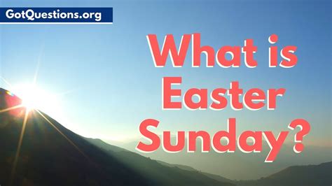 easter sunday is also called what